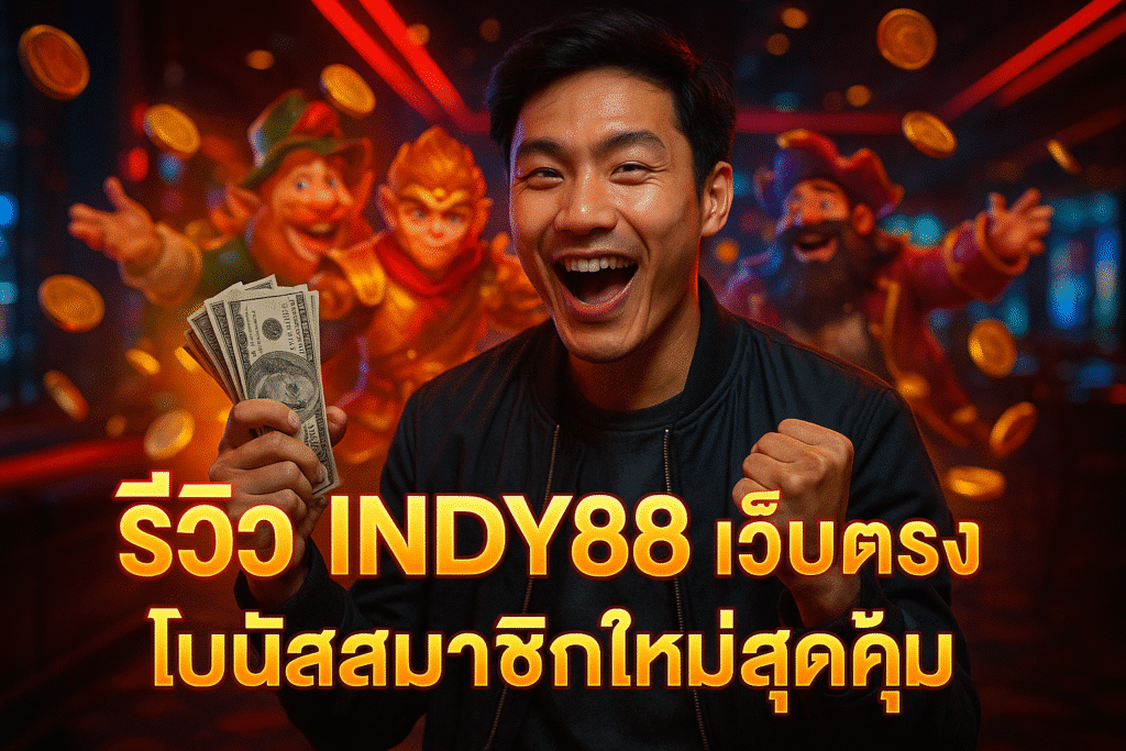 รีวิว INDY88 เว็บตรง โบนัสสมาชิกใหม่สุดคุ้ม