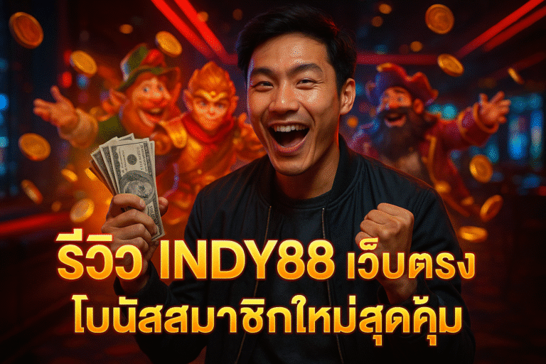 รีวิว INDY88 เว็บตรง โบนัสสมาชิกใหม่สุดคุ้ม