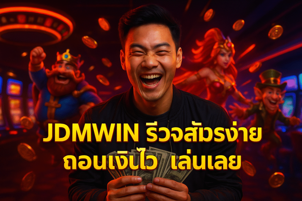 JDMWIN รีวิวสมัครง่าย ถอนเงินไว เล่นเลย