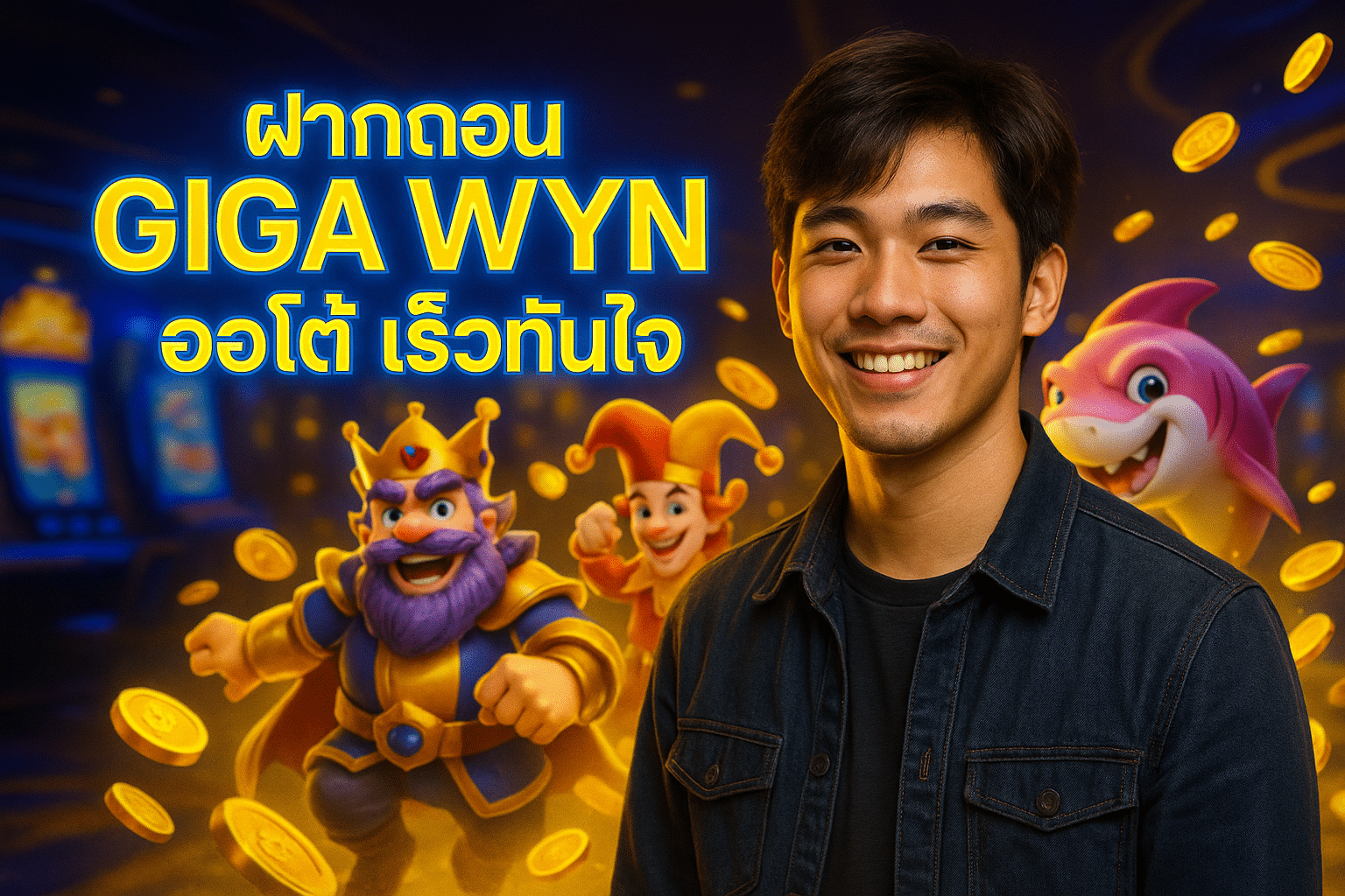 ฝากถอน GIGA WYN ออโต้ เร็วทันใจ