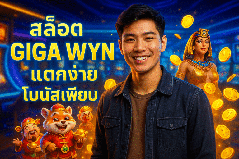 สล็อต GIGA WYN แตกง่าย โบนัสเพียบ